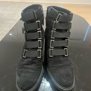 Aquatalia Black Heeled Boots